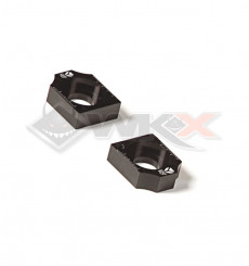 Piece Tendeur chaine YCF CNC NOIR 15mm  de Pit Bike et Dirt Bike