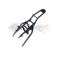 Piece Boucle arrière acier sp 2016 noir avec bac batterie de Pit Bike et Dirt Bike