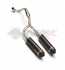 Piece Echappement complet double YCF PILOT / SM150 Racing de Pit Bike et Dirt Bike