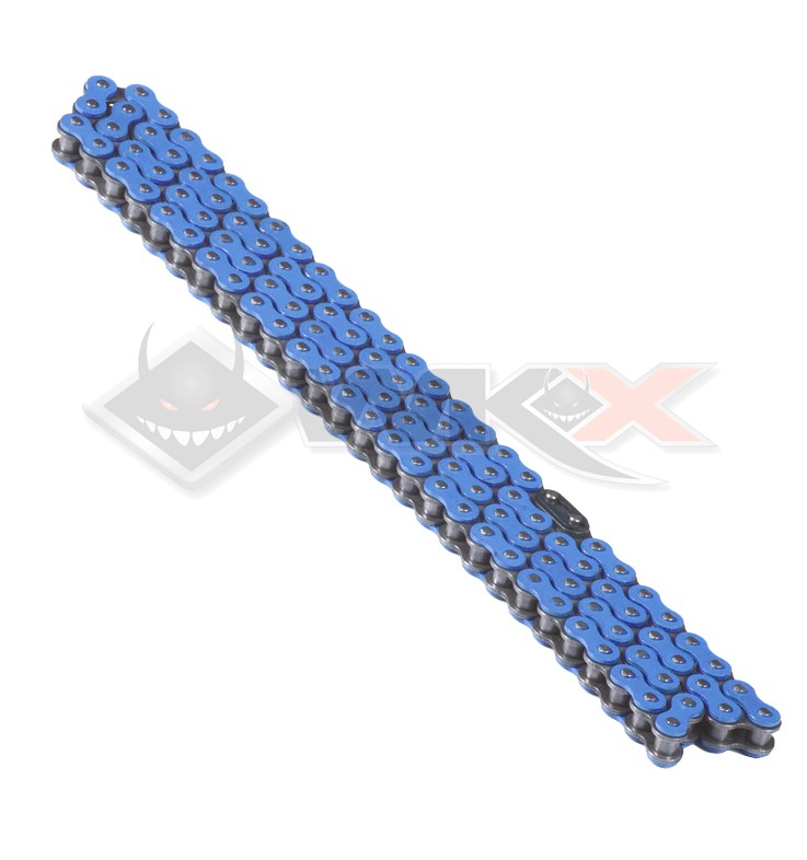 Chaine transmission 420 YCF 110 maillons BLEU