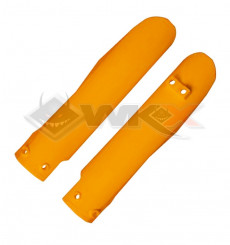 Piece Protection fourche YCF 50 ORANGE de Pit Bike et Dirt Bike