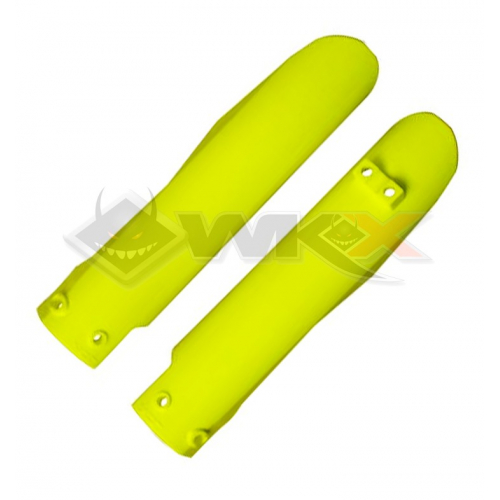 Piece Protection fourche YCF 50 JAUNE de Pit Bike et Dirt Bike