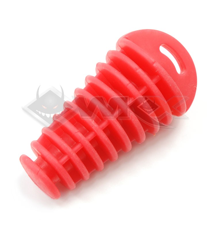 Bouchon d'echappement ROUGE