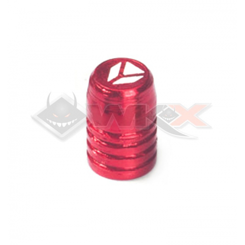 Piece Bouchon de valve YCF ROUGE de Pit Bike et Dirt Bike