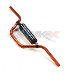 Piece Guidon YCF aluminium ORANGE de Pit Bike et Dirt Bike