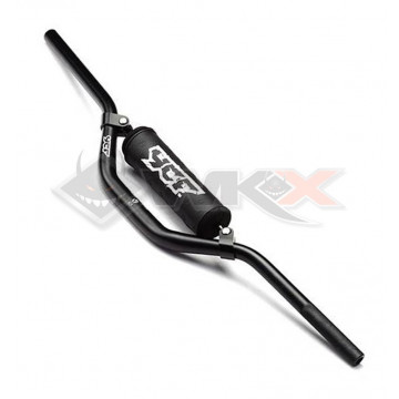 Guidon YCF BIGY bas twinall aluminium NOIR