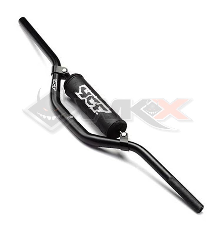 Guidon YCF BIGY bas twinall aluminium NOIR