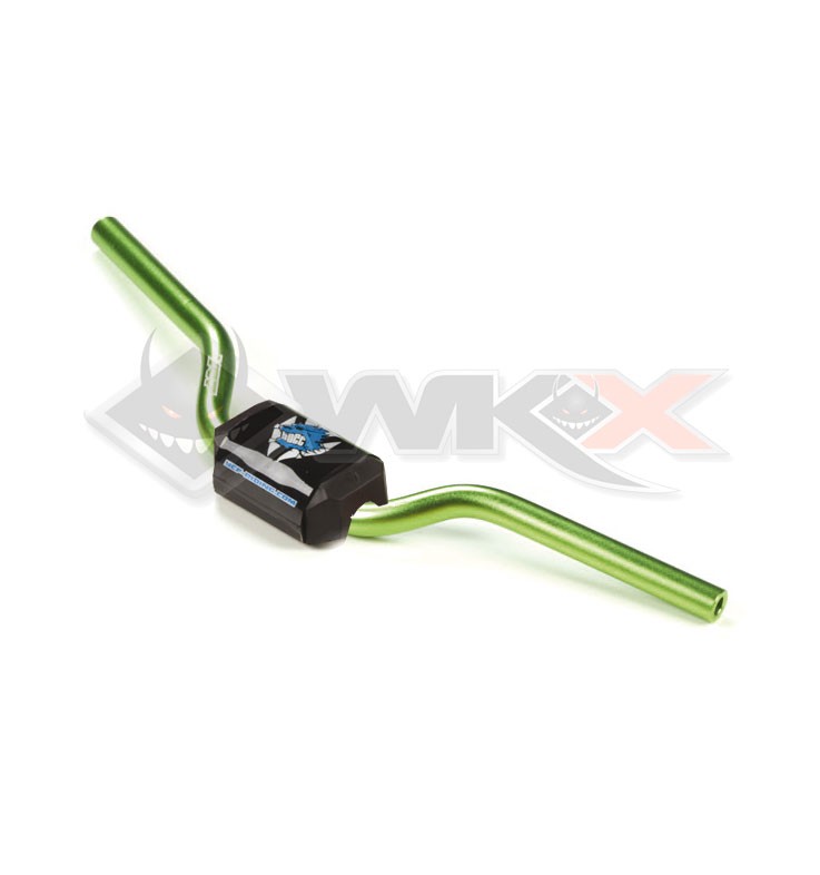 Guidon YCF 50 sans barre aluminium VERT