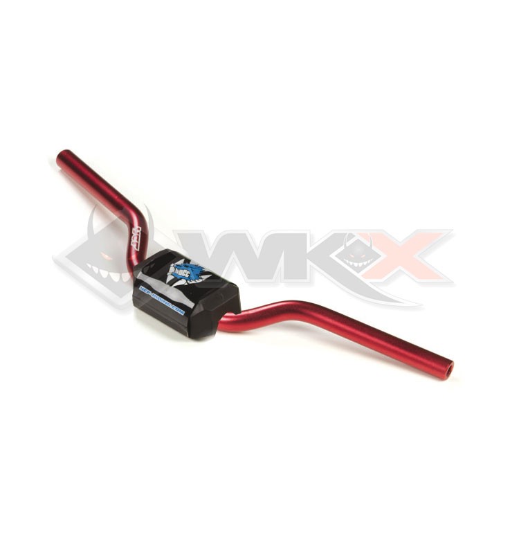 Guidon YCF 50 sans barre aluminium ROUGE