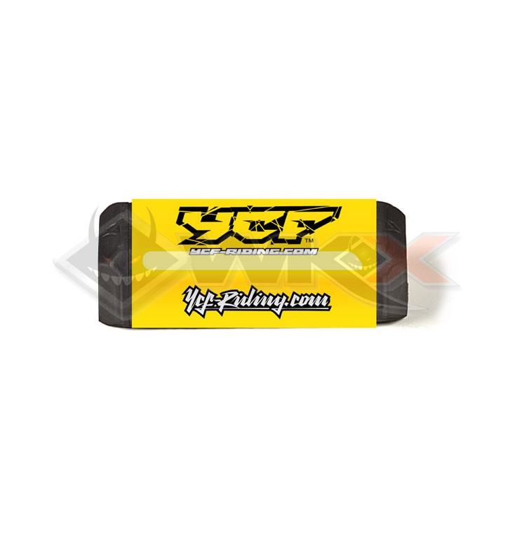 Mousse guidon YCF sans barre JAUNE