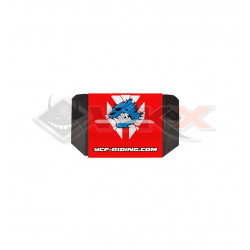 Mousse guidon YCF 50 sans barre ROUGE