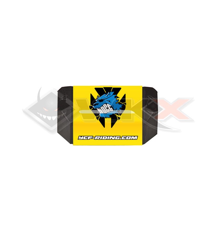Mousse guidon YCF 50 sans barre JAUNE