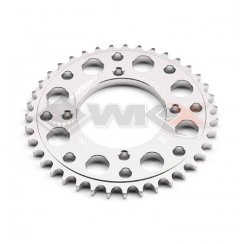 Piece Couronne aluminium YCF axe 75mm 43 dents 420 GRIS de Pit Bike et Dirt Bike Piece Couronne aluminium YCF axe 75mm 43 dents 420 GRIS de Pit Bike et Dirt Bike