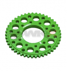 Couronne aluminium YCF FACTORY axe 75mm 45 dents 420 VERT