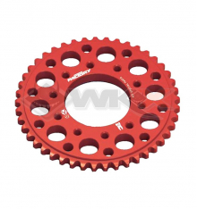 Couronne aluminium YCF FACTORY axe 75mm 45 dents 420 ROUGE