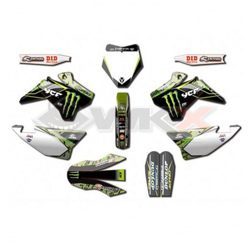 Piece Kit décoration D'COR YCF MONSTER CAMO de Pit Bike et Dirt Bike