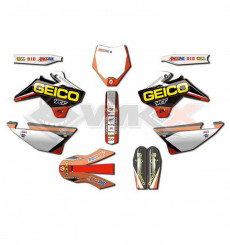 Piece Kit décoration D'COR YCF GEICO de Pit Bike et Dirt Bike