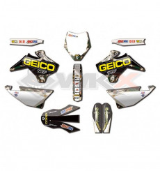 Piece Kit décoration D'COR YCF GEICO CAMO de Pit Bike et Dirt Bike