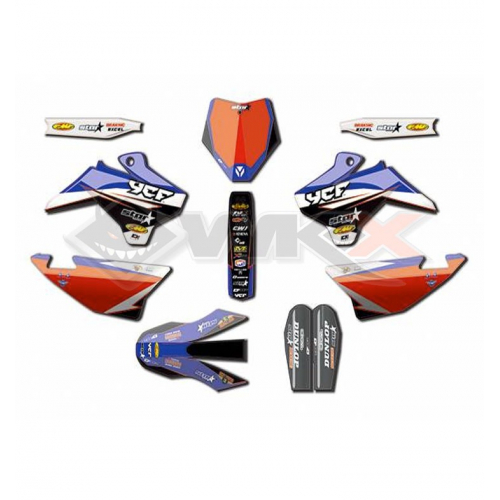 Piece Kit décoration D'COR YCF STAR RACING de Pit Bike et Dirt Bike