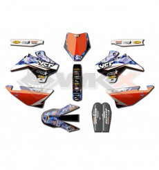 Piece Kit décoration D'COR YCF STAR RACING CAMO de Pit Bike et Dirt Bike