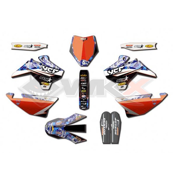 Kit décoration D'COR YCF STAR RACING CAMO