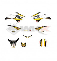 Piece Kit décoration YCF 50A NSTYLE ACCELERATOR JAUNE de Pit Bike et Dirt Bike