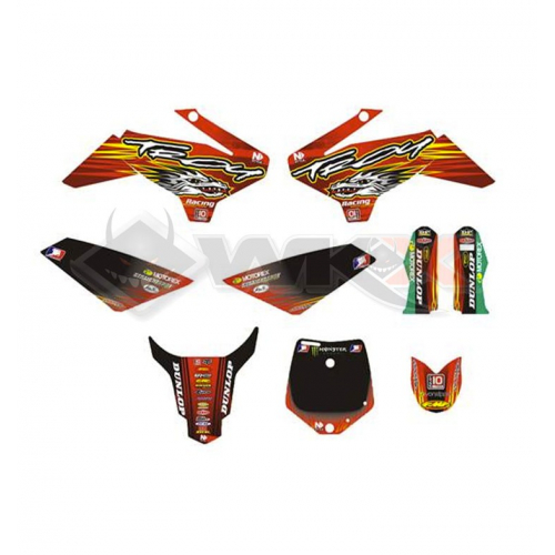 Piece Kit décoration YCF 50A NSTYLE OF TROY ROUGE de Pit Bike et Dirt Bike Piece Kit décoration YCF 50A NSTYLE OF TROY ROUGE de Pit Bike et Dirt Bike