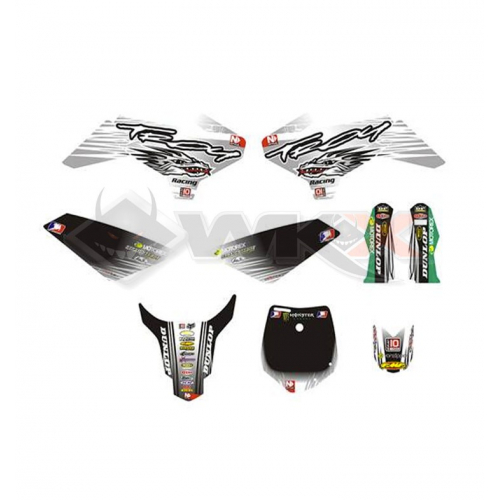 Piece Kit décoration YCF 50A NSTYLE OF TROY BLANC de Pit Bike et Dirt Bike Piece Kit décoration YCF 50A NSTYLE OF TROY BLANC de Pit Bike et Dirt Bike