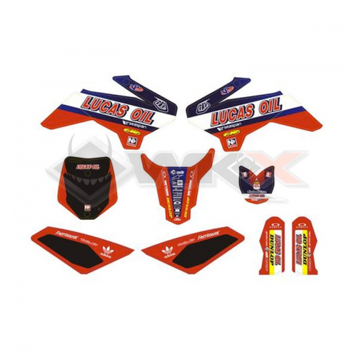 Piece Kit décoration YCF 50A NSTYLE TLD de Pit Bike et Dirt Bike