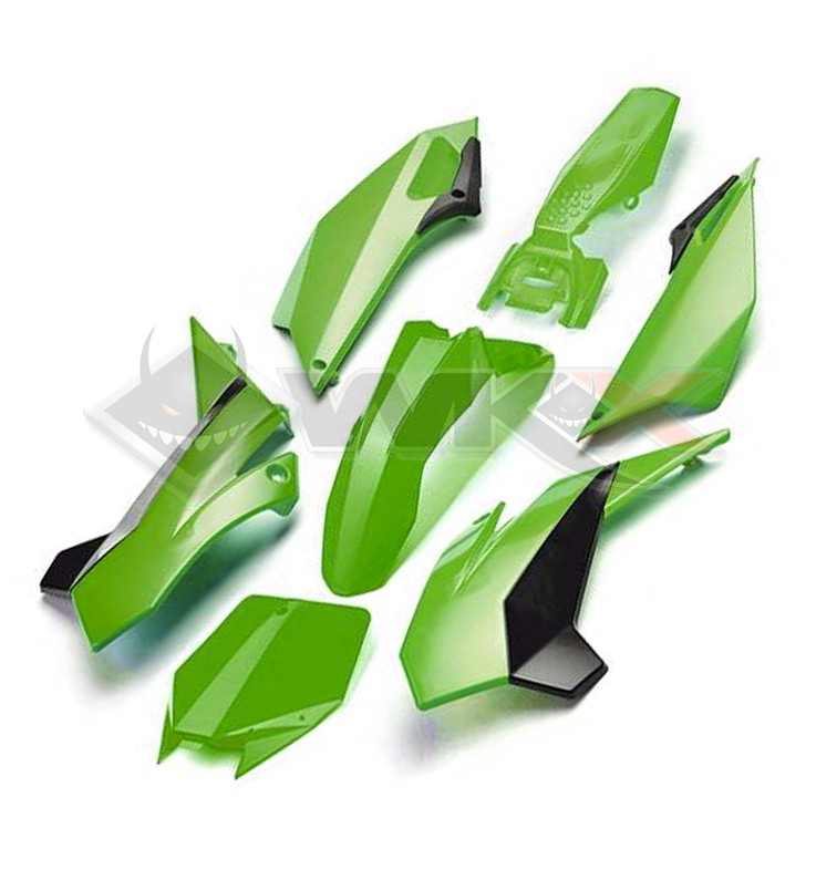 Kit plastique YCF FACTORY VERT
