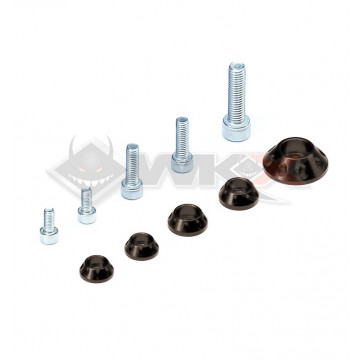 Visserie kit plastique YCF NOIR