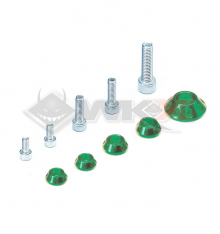 Visserie kit plastique YCF VERT