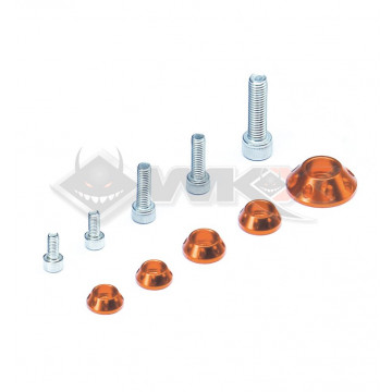 Visserie kit plastique YCF ORANGE