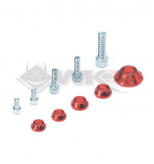 Visserie kit plastique YCF ROUGE
