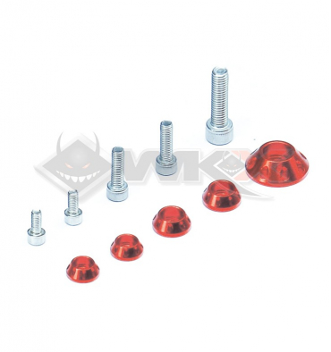 Piece Visserie kit plastique YCF ROUGE de Pit Bike et Dirt Bike