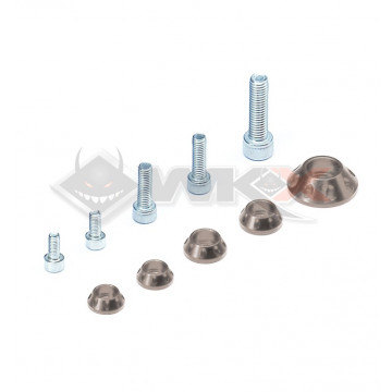 Visserie kit plastique YCF GRIS