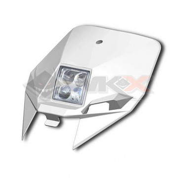 Plaque phare avant YCF BIGY BLANC