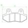Piece Plaquettes de frein YCF M3 étrier double piston de Pit Bike et Dirt Bike