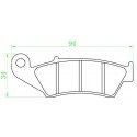 Plaquettes de frein YCF M10
