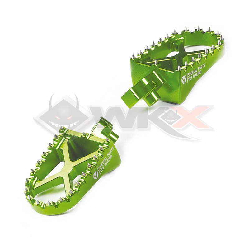 Repose pieds YCF aluminium VERT