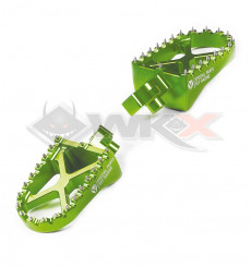 Piece Repose pieds YCF aluminium VERT de Pit Bike et Dirt Bike