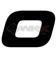 Numéro 0 plaque YCF 18cm NOIR