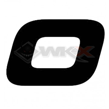 Numéro 0 plaque YCF 18cm NOIR