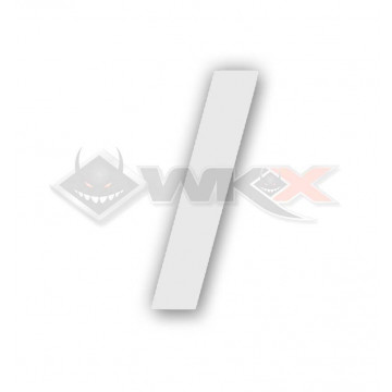 Numéro 1 plaque YCF 8cm BLANC