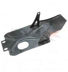 Piece Sabot moteur acier NOIR modèle 1 de Pit Bike et Dirt Bike