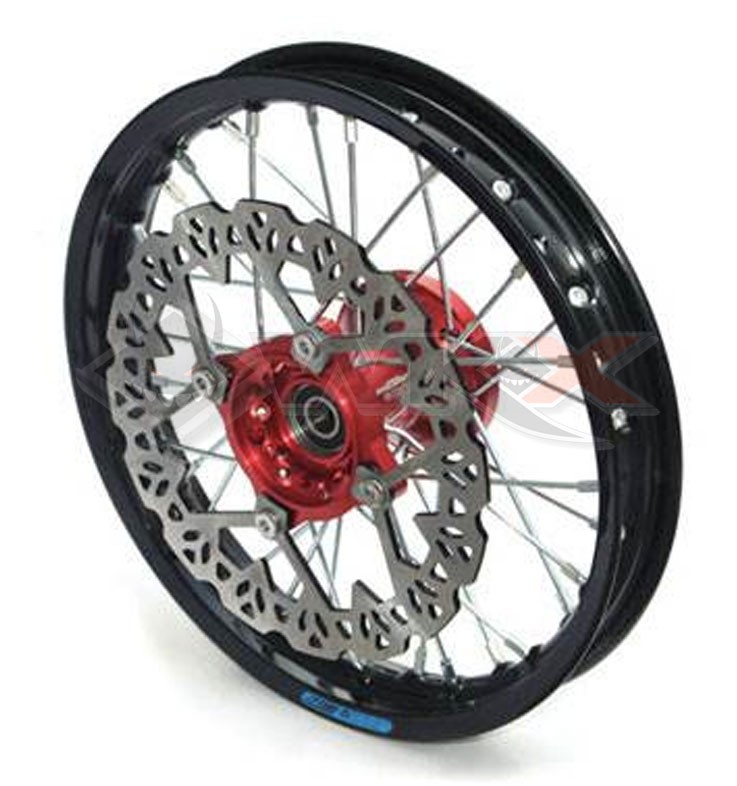 Jante avant aluminium YCF 12' ROUGE