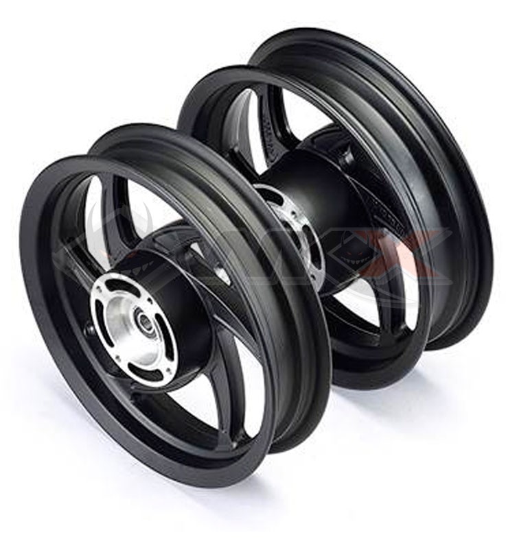 Kit jantes Mobster Vortex YCF supermotard 12' NOIR