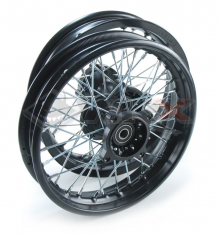 Set de jantes acier supermotard 12x1,85 axe 15mm