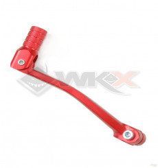 Piece Sélecteur de vitesse aluminium ROUGE de Pit Bike et Dirt Bike