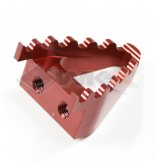 Embout pédale de frein aluminium ROUGE